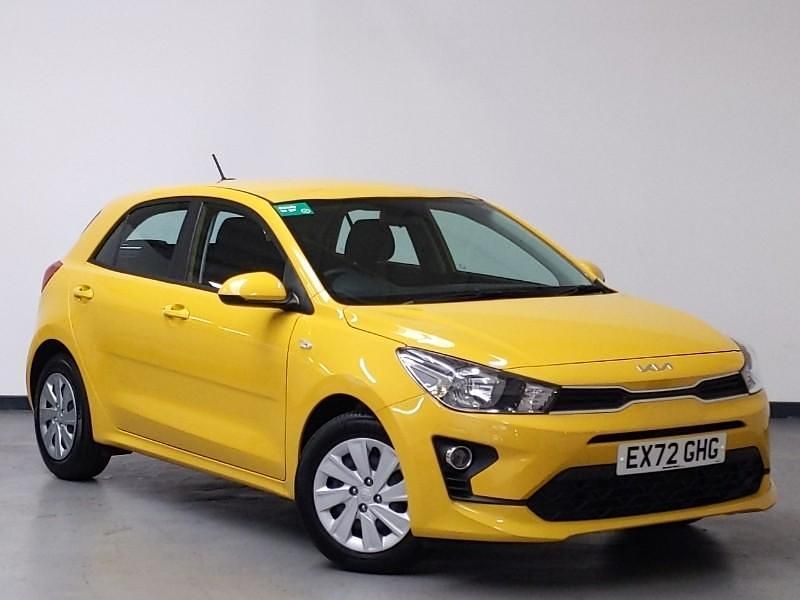 Yellow Used 2022 Kia Rio Hatchback | £11,398 (Fair price) - Image 1/4
