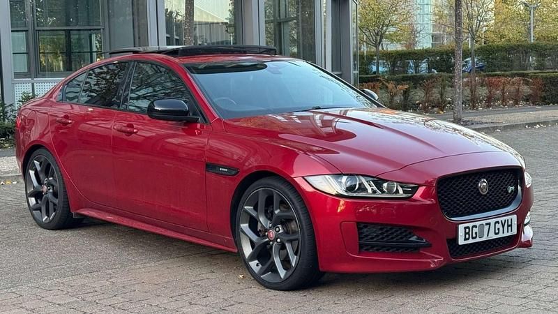 Red Used 2017 Jaguar XE R-Sport Sedan | £10,890 (Fair price) - Image 1/4