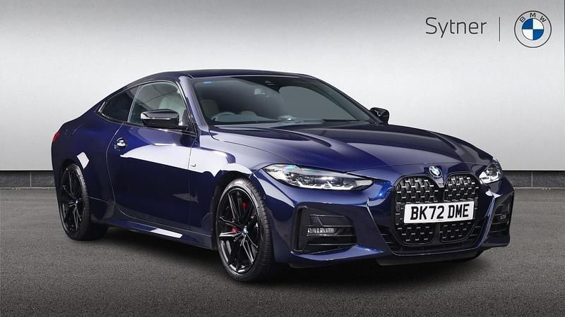 Blue Used 2022 BMW 420 M Sport Coupe | £31,500 (A bit pricey) - Image 1/4