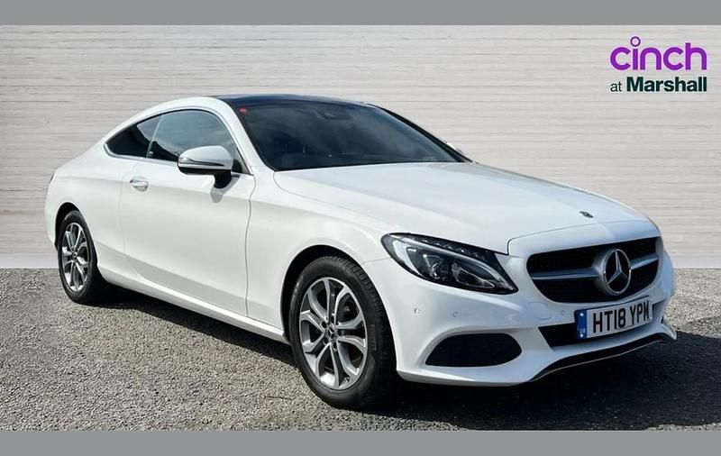 Used Mercedes C250 Premium Plus 200 HP (147 kW) 2018 White Coupe