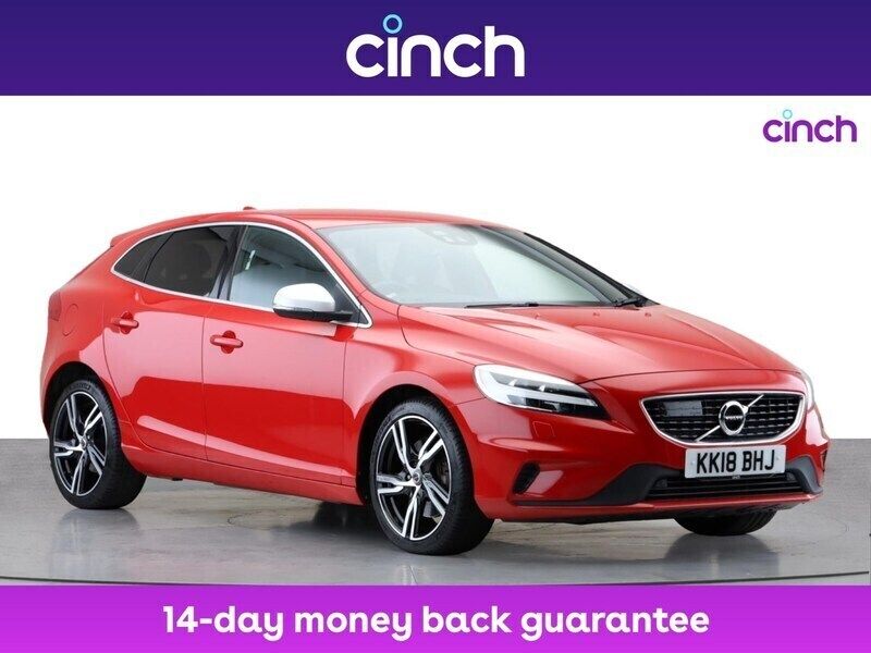 Red Used 2018 Volvo V40 R-Design Pro Estate | £14,499 (Fair price) - Image 1/3