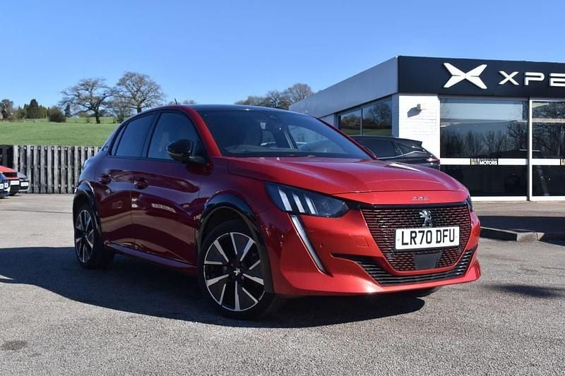 Used Peugeot e-208 GTi 100 kW (136 HP) 2021 Red Hatchback