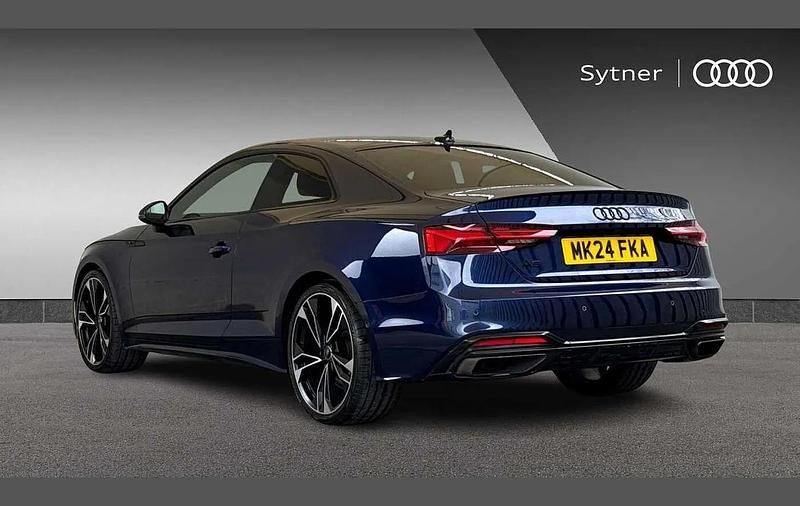 Used Audi A5 Black Edition 200 HP (147 kW) 2024 Blue Coupe