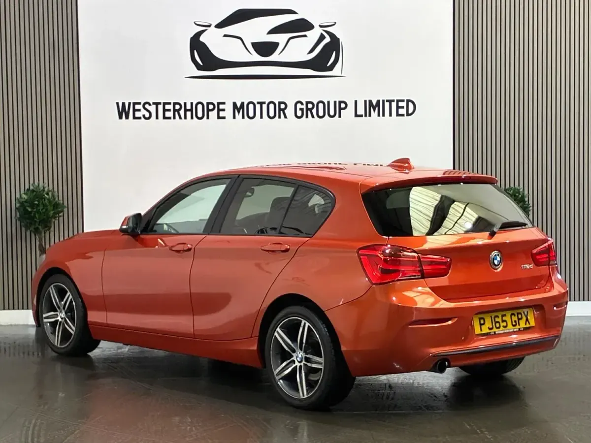 Used BMW 116 Sport Line 116 HP (85 kW) 2015 Orange Hatchback