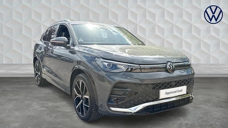 Grey Used 2024 VW Tiguan R-line SUV | £33,400 (Expensive) - Image 1/4
