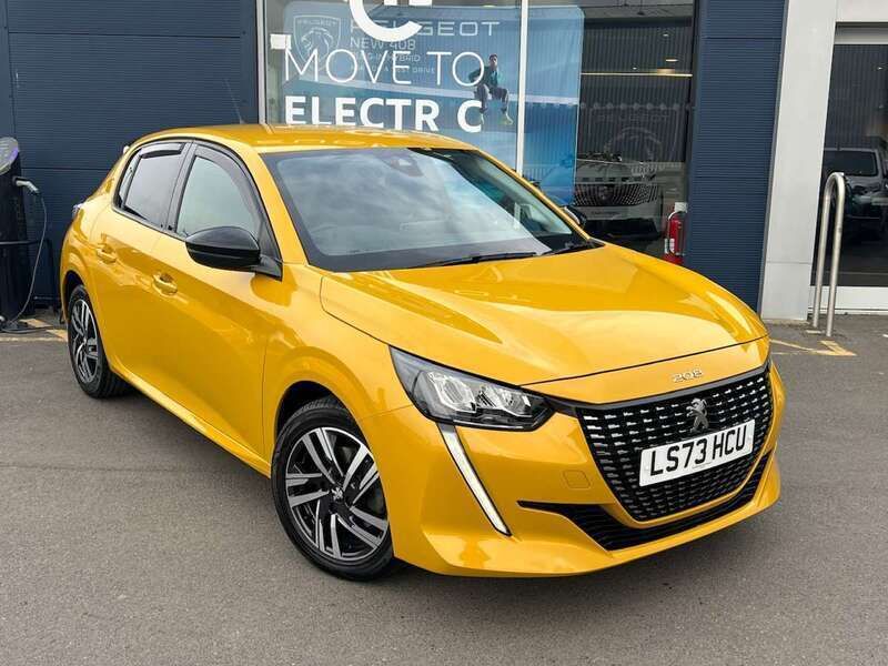 Yellow Used 2023 Peugeot 208 Allure+ Hatchback | £16,490 (Fair price) - Image 1/4