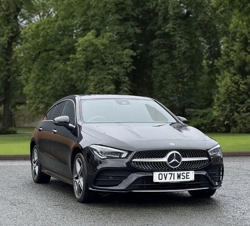 Used Mercedes CLA250e Shooting Brake AMG line 218 HP (160 kW) 2021 Black Estate