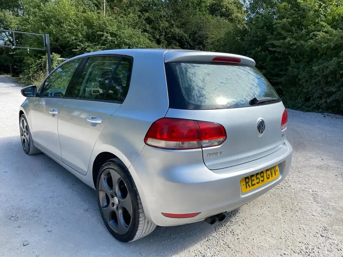 Used VW Golf VI S 122 HP (89 kW) 2009 Silver Hatchback