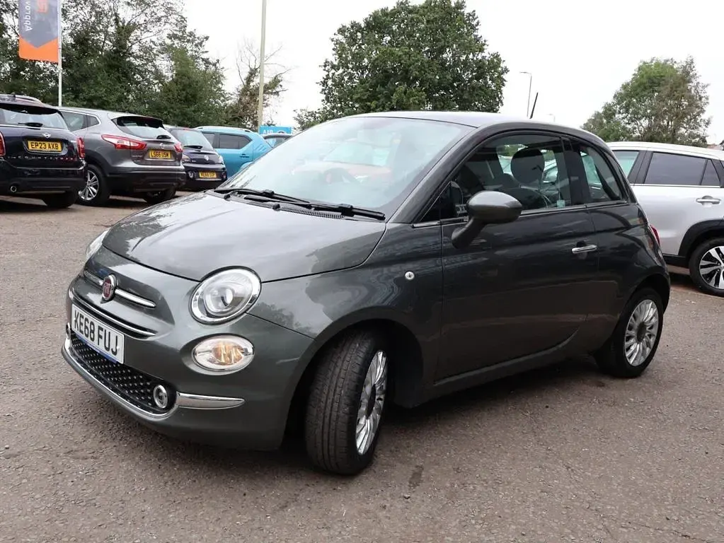 Used Fiat 500 Lounge 69 HP (50 kW) 2019 Grey Hatchback