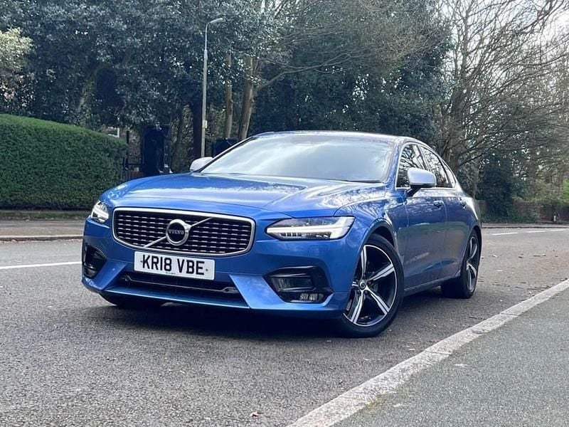 Used Volvo S90 R-Design 235 HP (172 kW) 2018 Blue Sedan
