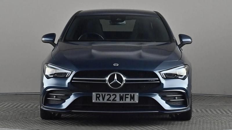 Used Mercedes CLA35 AMG 306 HP (225 kW) 2022 Blue Coupe