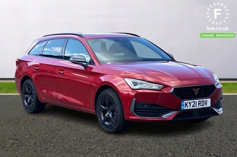 Red Used 2021 Cupra Leon VZ3 Estate | £20,599 (Good price) - Image 1/3