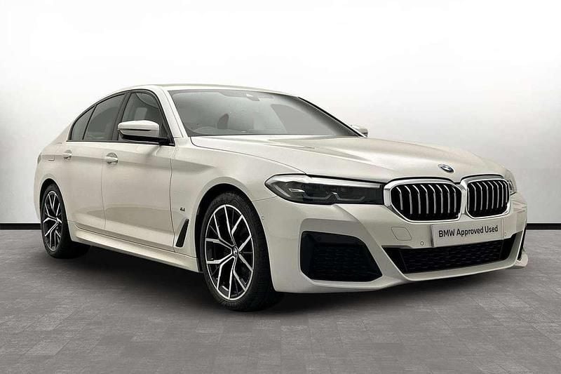 White Used 2021 BMW 520 M Sport Sedan | £24,000 (Fair price) - Image 1/3