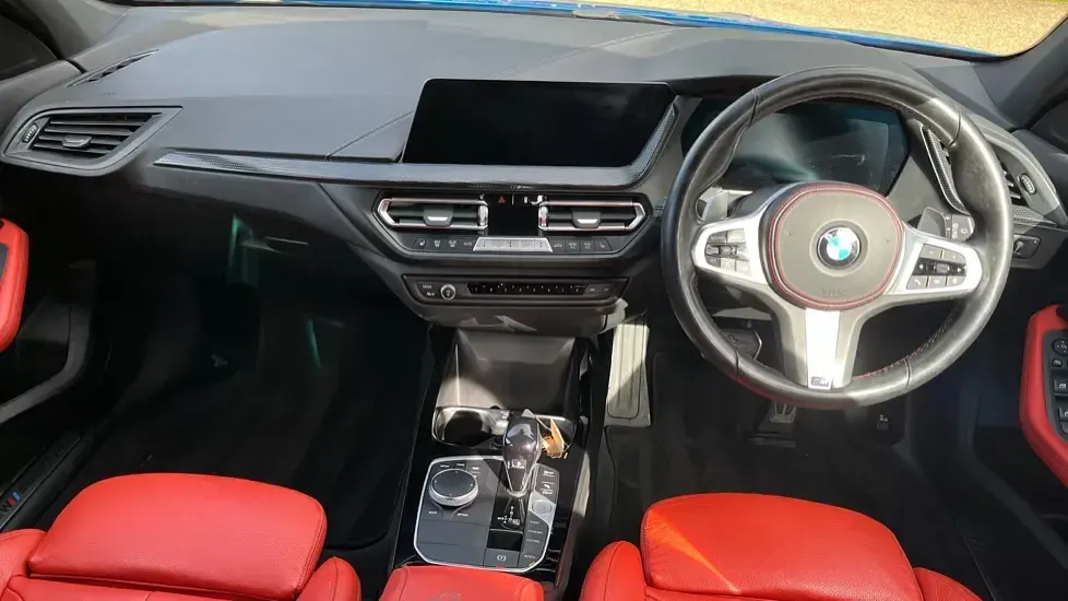 Used BMW 128 Shadowline 265 HP (194 kW) 2022 Blue Hatchback