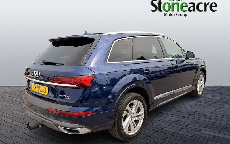 Used Audi Q7 S-Line 381 HP (280 kW) 2022 Blue SUV