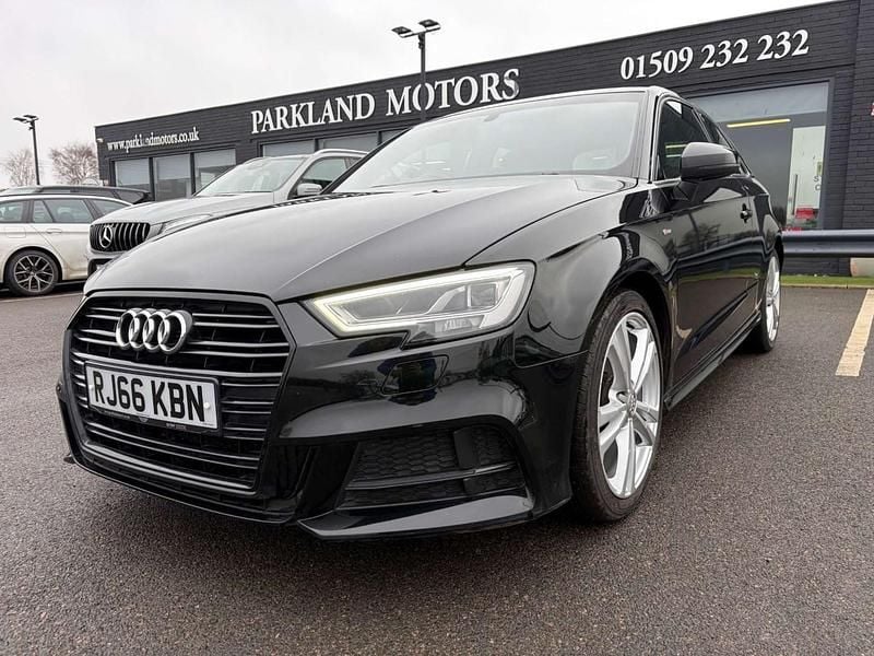 Used Audi A3 S-Line 2016 Black Hatchback