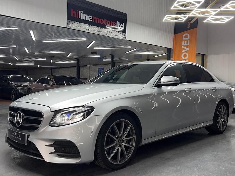 Used Mercedes E220 AMG line 2020 Silver Sedan