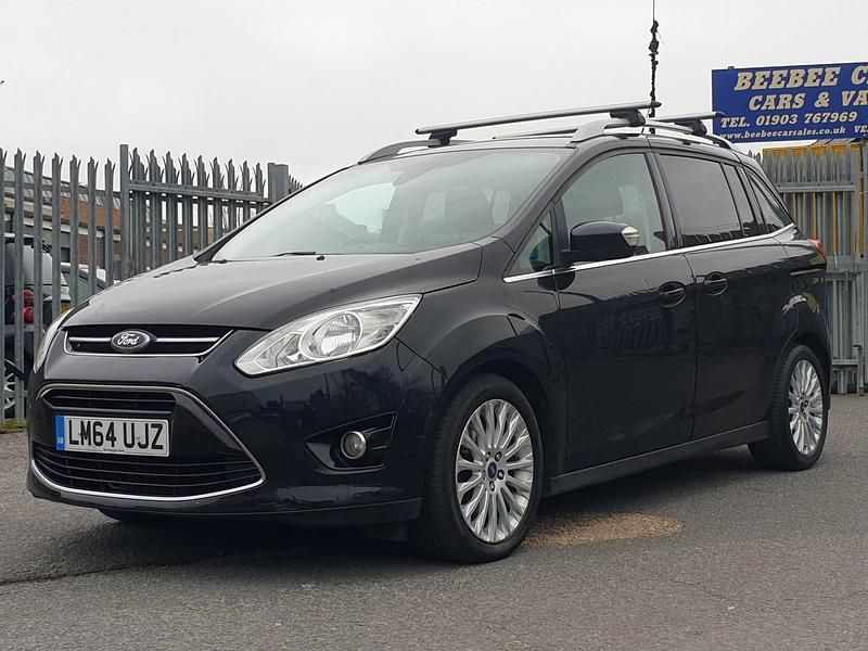 Used Ford Grand C-Max Titanium 115 HP (84 kW) 2014 Black MPV