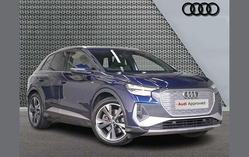 Used Audi Q4 e-tron Comfort 150 kW (204 HP) 2022 Blue SUV