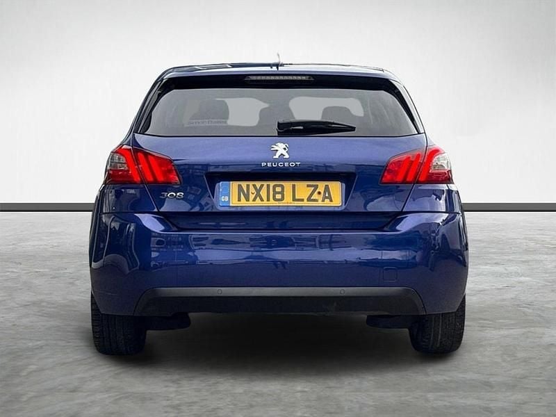 Used Peugeot 308 Allure 129 HP (94 kW) 2018 Blue Hatchback