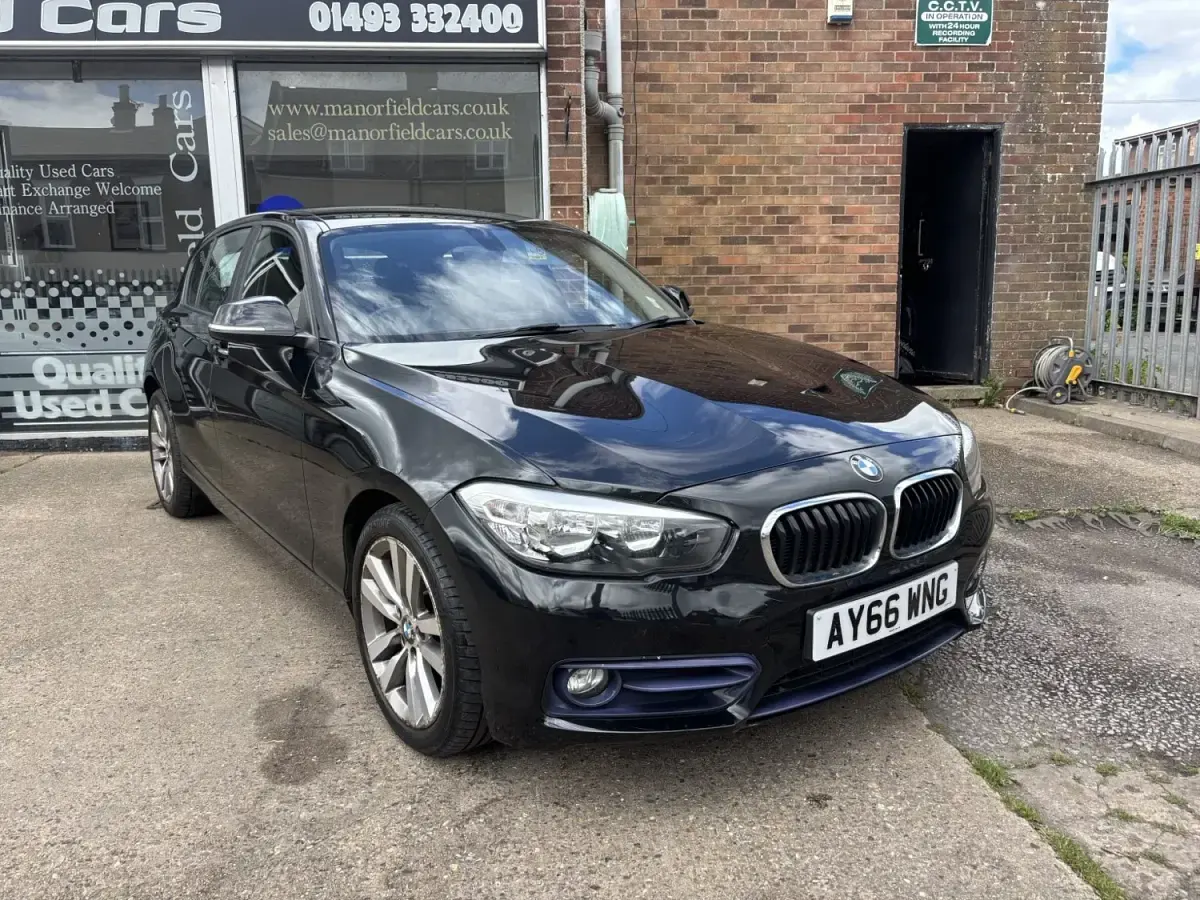 Używany BMW 118 Sport Line 2016 Czarny Hatchback