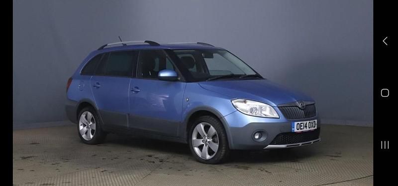 Used Skoda Fabia 2014 Blue Estate
