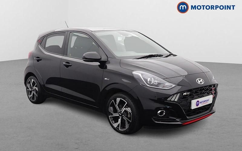 Black Used 2024 Hyundai i10 N Line Hatchback | £15,299 (A bit pricey) - Image 1/4