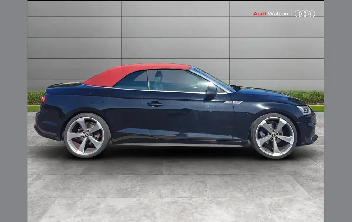 Used Audi A5 Cabriolet S-Line 187 HP (137 kW) 2019 Black Cabriolet