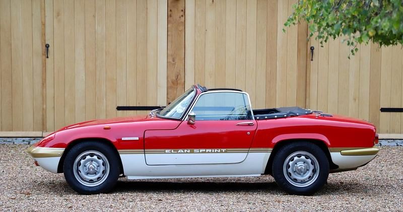 Used Lotus Elan 1972 Red/white Cabriolet