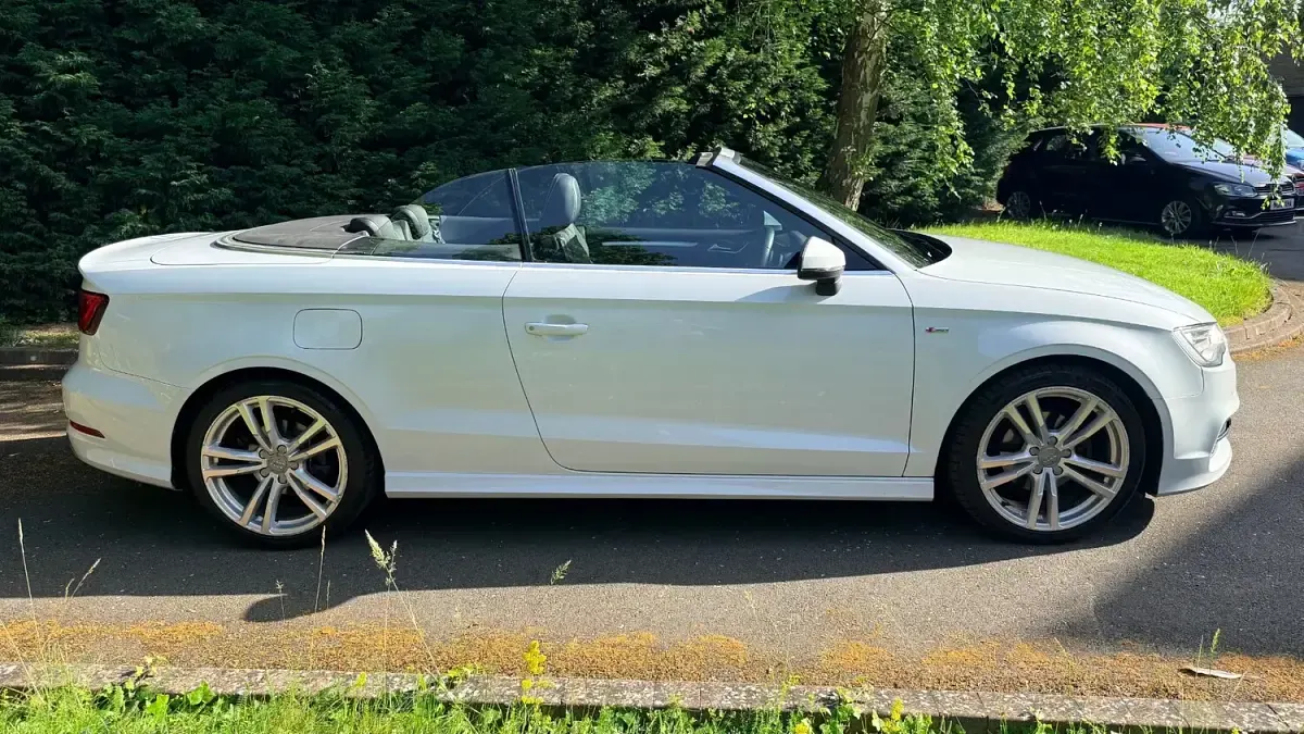 Used Audi A3 Cabriolet S-Line 2014 White Cabriolet
