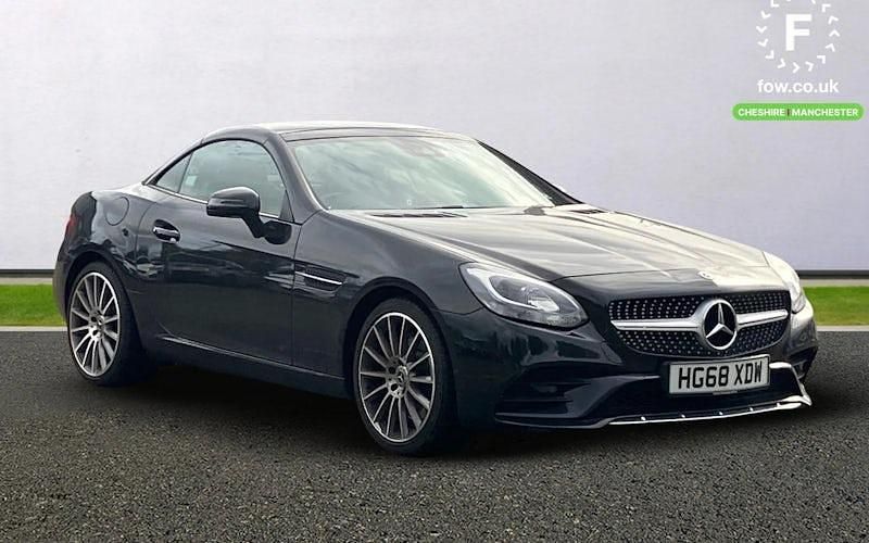 Black Used 2018 Mercedes SLC180 AMG line Cabriolet | £17,499 - Image 1/3