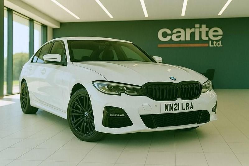White Used 2021 BMW 320 M Sport Sedan | £15,995 (Fair price) - Image 1/2