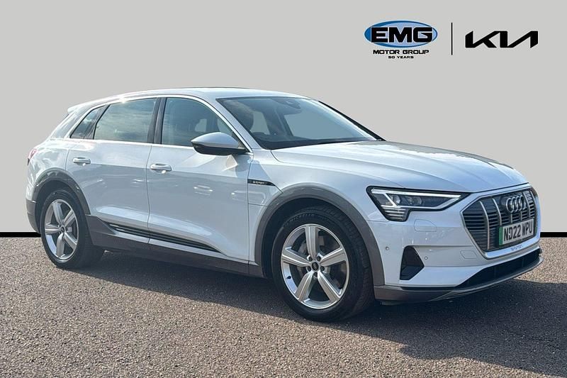 White Used 2022 Audi e-tron Advanced SUV | £17,995 (Good price) - Image 1/3