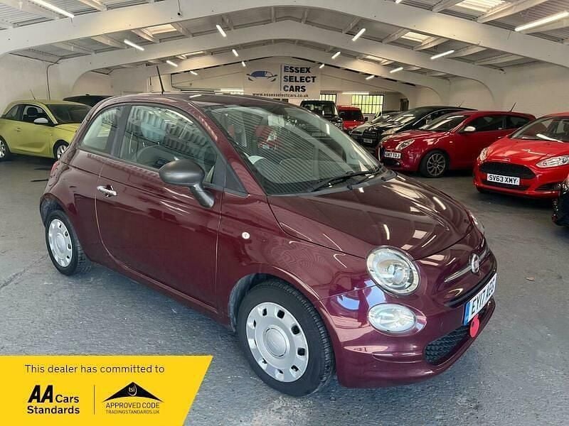 Red Used 2017 Fiat 500 Pop Hatchback | £4,900 (Good price) - Image 1/4