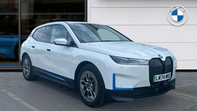 White Used 2024 BMW iX Sport Line SUV | £39,806 (Super price) - Image 1/4