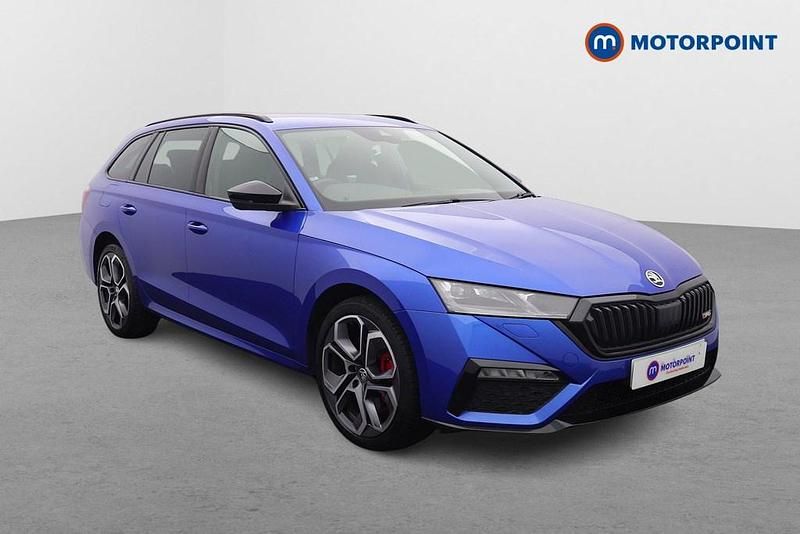 Used Skoda Octavia vRS 2022 Blue Estate