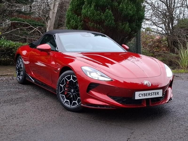 New MG Cyberster Trophy 250 kW (340 HP) 2025 Tri coat  dynamic red Cabriolet