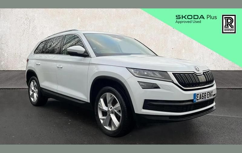 White Used 2018 Skoda Kodiaq SUV | £17,152 (Fair price) - Image 1/4