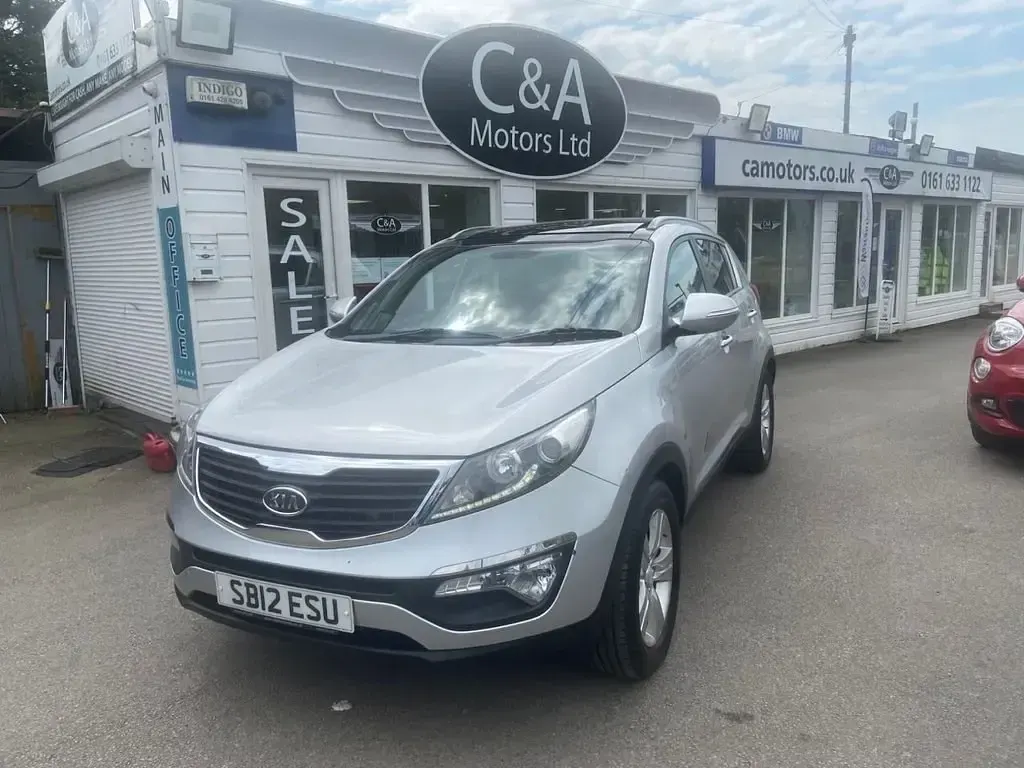 Używany Kia Sportage 115 KM (84 kW) 2012 Srebrny SUV