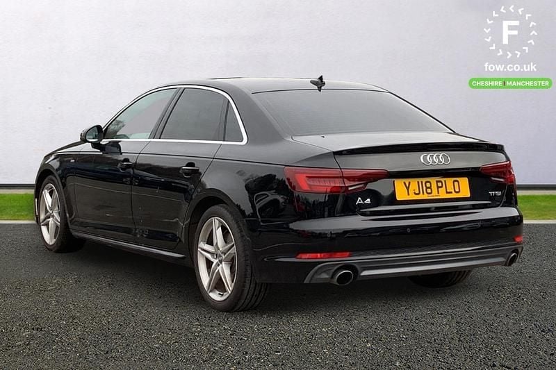 Used Audi A4 S-Line 190 HP (139 kW) 2018 Black Sedan