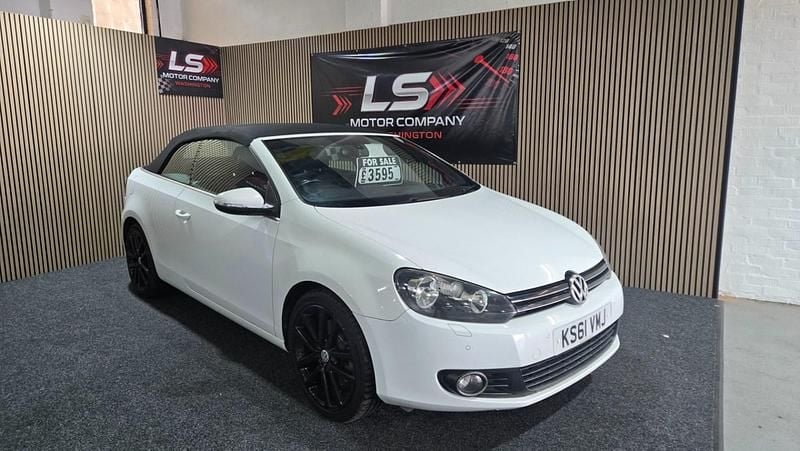 Begagnad VW Golf GT 2011 Vit Cab