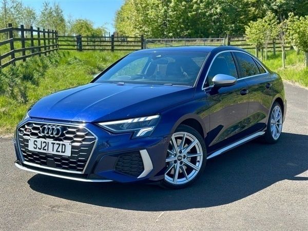 Blue Used 2021 Audi S3 Performance Sedan | £25,350 (Fair price) - Image 1/1
