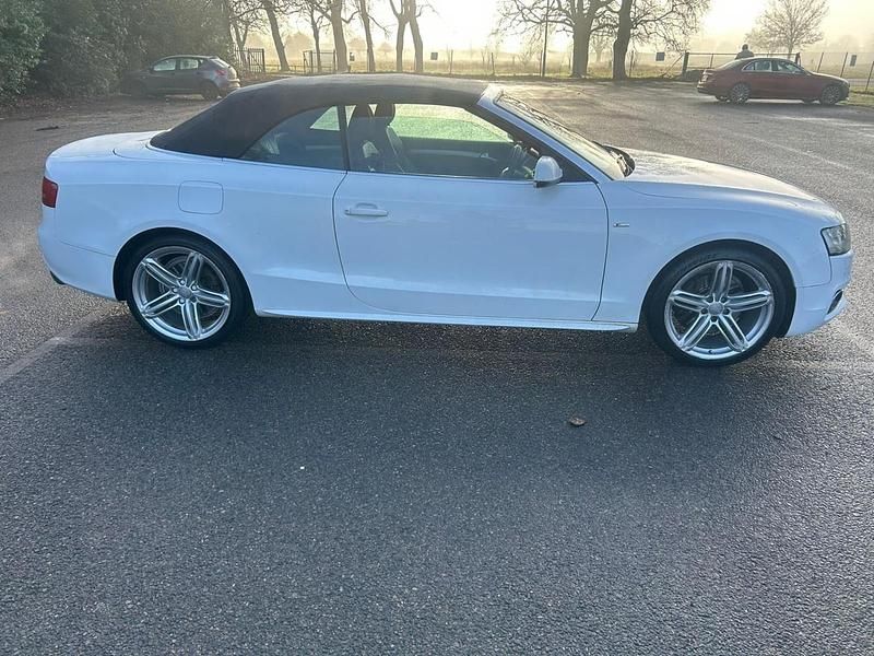 Used Audi A5 Cabriolet S-Line 2011 White Cabriolet