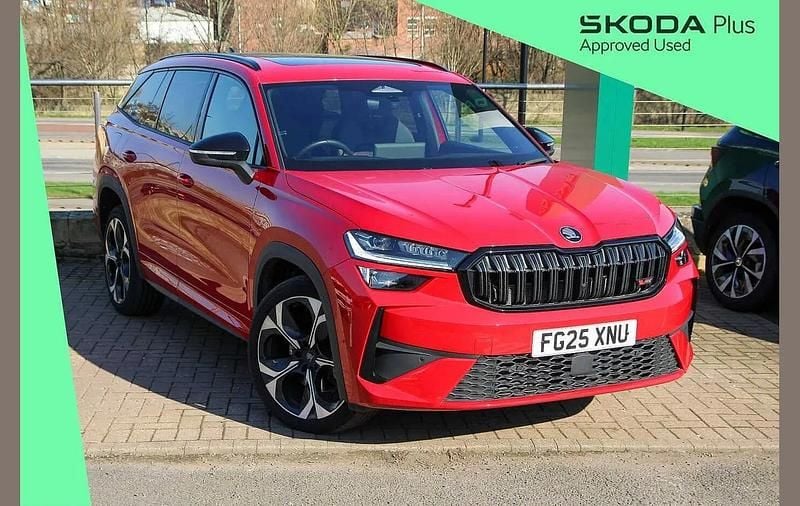 Used Skoda Kodiaq vRS 261 HP (191 kW) 2025 Velvet red metallic SUV