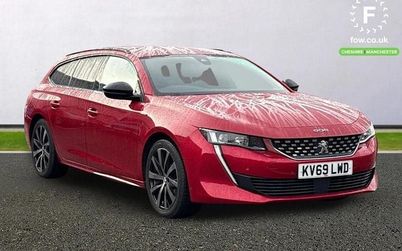 Red Used 2019 Peugeot 508 GT-line Estate | £12,799 (Fair price) - Image 1/4