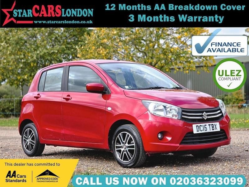 Red Used 2015 Suzuki Celerio SZ4 Hatchback | £6,900 (Good price) - Image 1/4
