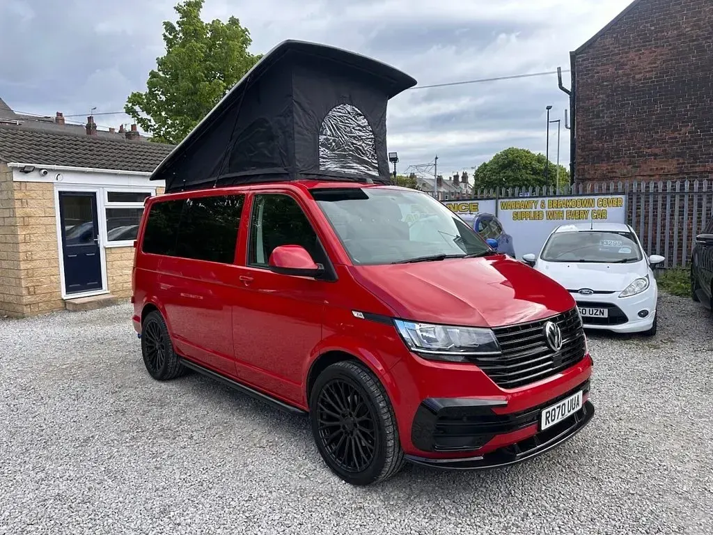 Used VW T6.1 Startline 150 HP (110 kW) 2020 Red Van