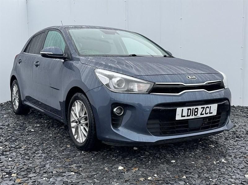 Blue Used 2018 Kia Rio 3 Hatchback | £10,795 (Expensive) - Image 1/4