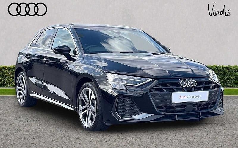 Used 2025 Audi A3 Sportback e-tron S-Line Sedan | £30,262 (Expensive) - Image 1/4