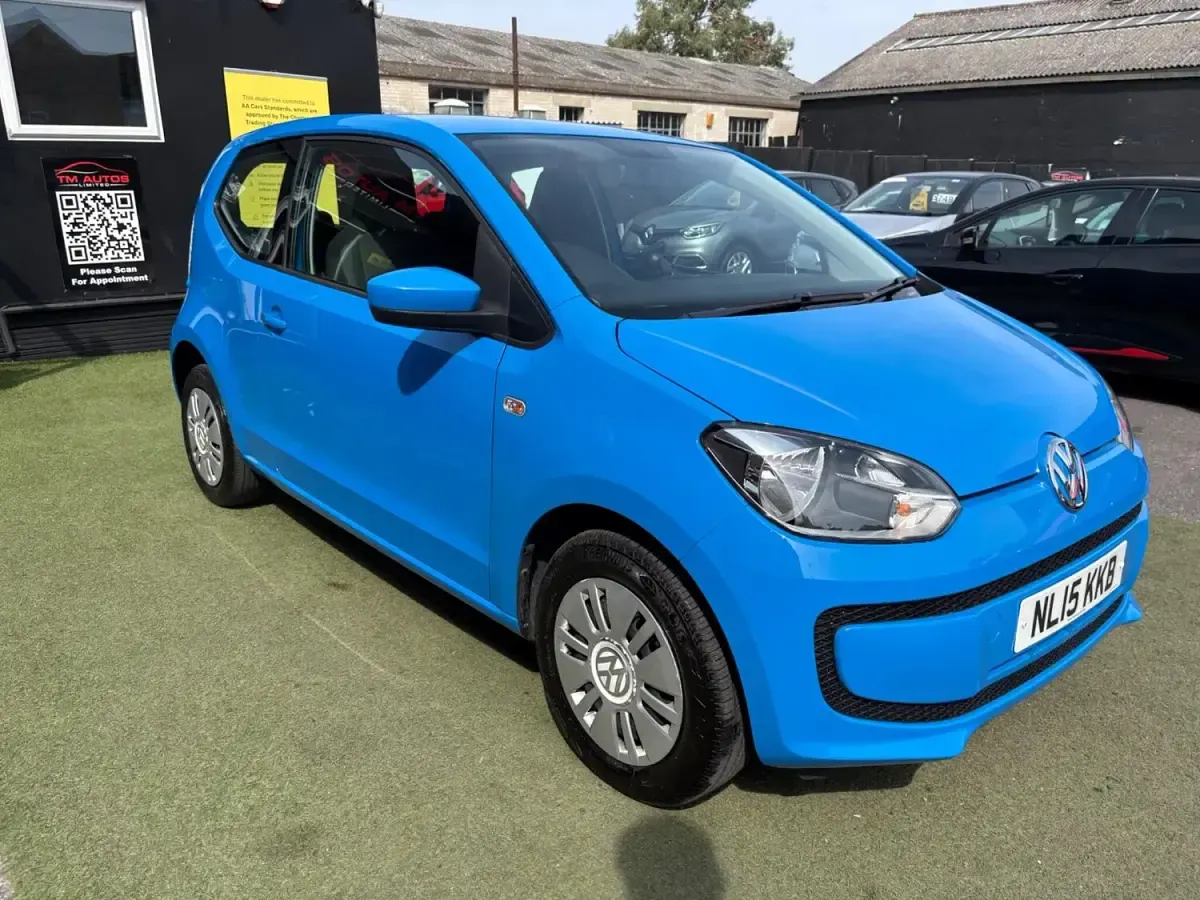 Used VW up! move up! 60 HP (44 kW) 2015 Blue Hatchback